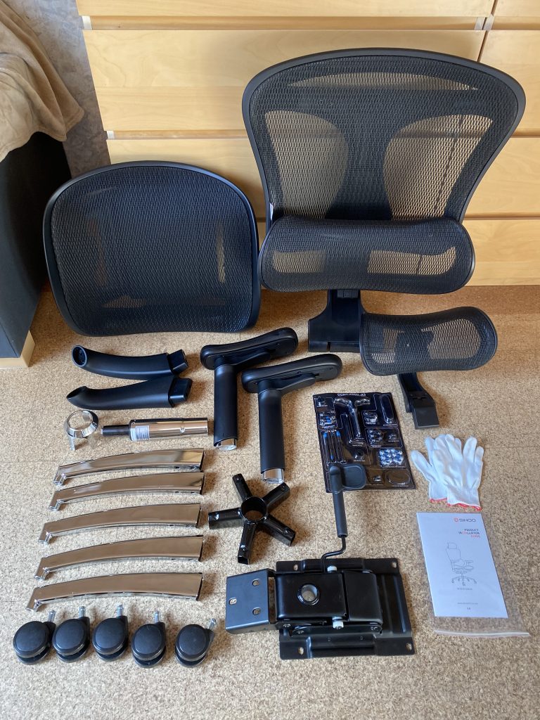 SIHOO Doro C300 Bürostuhl ausgepackt