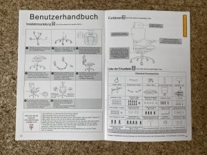 SIHOO Doro C300 Bürostuhl Aufbauanleitung