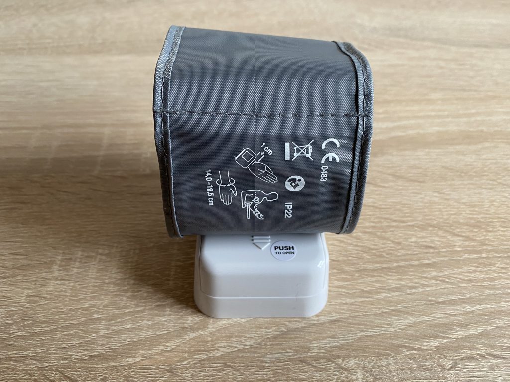 Sanitas SBC 22 Handgelenk-Blutdruckmessgerät Rückseite