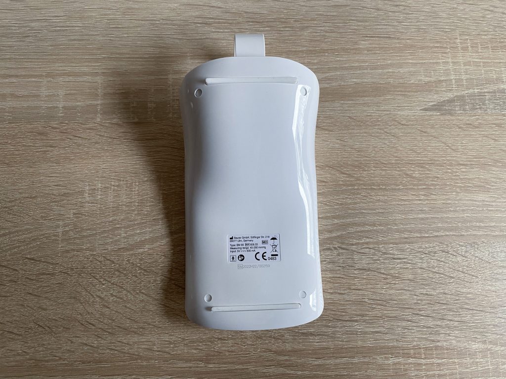 Beurer BM 85 Oberarm-Blutdruckmessgerät Rückseite