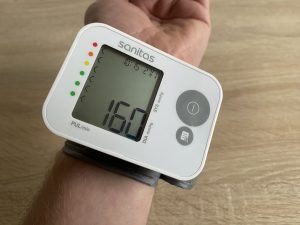 Sanitas SBC 22 Handgelenk-Blutdruckmessgerät Messvorgang