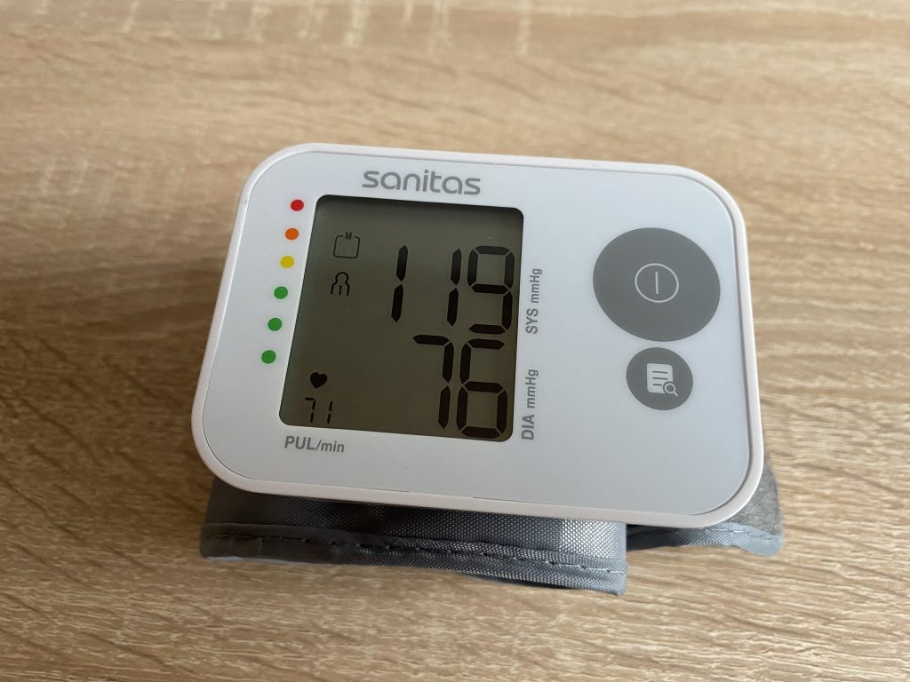 Sanitas SBC 22 Handgelenk-Blutdruckmessgerät Ergebnisse Mittelwert