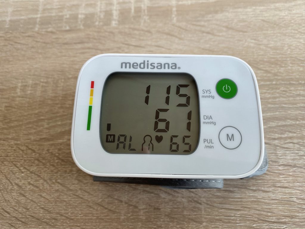 Medisana BW 335 Handgelenk-Blutdruckmessgerät Ergebnisse Mittelwert aller Messungen