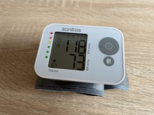 Sanitas SBC 22 Handgelenk-Blutdruckmessgerät Ergebnisse letzte Messung