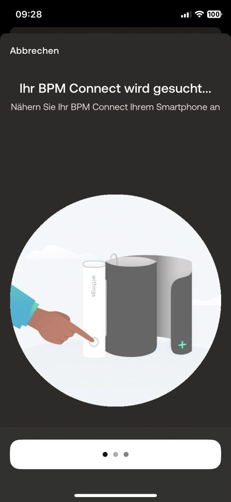Withings BPM Connect Oberarm-Blutdruckmessgerät App Koppeln 4