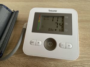 Beurer BM 27 Oberarm-Blutdruckmessgerät Ergebnisse letzte Messung