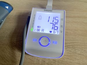 Beurer BM 85 Oberarm-Blutdruckmessgerät Werte Mittelwert aller Messungen