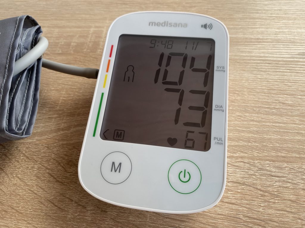 Medisana BU 535 voice Oberarm-Blutdruckmessgerät Messergebnisse Durchschnitt