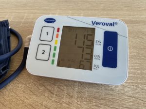 Veroval Compact Oberarm-Blutdruckmessgerät Ergebnisse Einzelmessung
