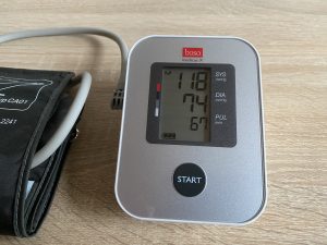 Boso medicus X Oberarm-Blutdruckmessgerät Ergebnis der letzten Messung