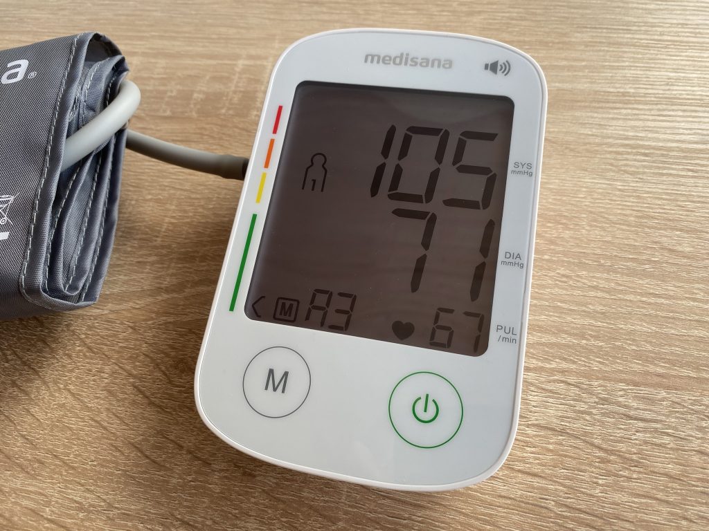 Medisana BU 535 voice Oberarm-Blutdruckmessgerät Messergebnisse der letzten Messung