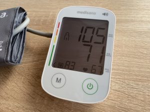 Medisana BU 535 voice Oberarm-Blutdruckmessgerät Messergebnisse der letzten Messung