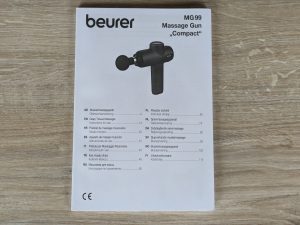 Anleitung der Beurer MG 99 Massagepistole
