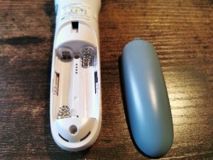 BÉABA Thermospeed Ohrthermometer Batteriefach geöffnet