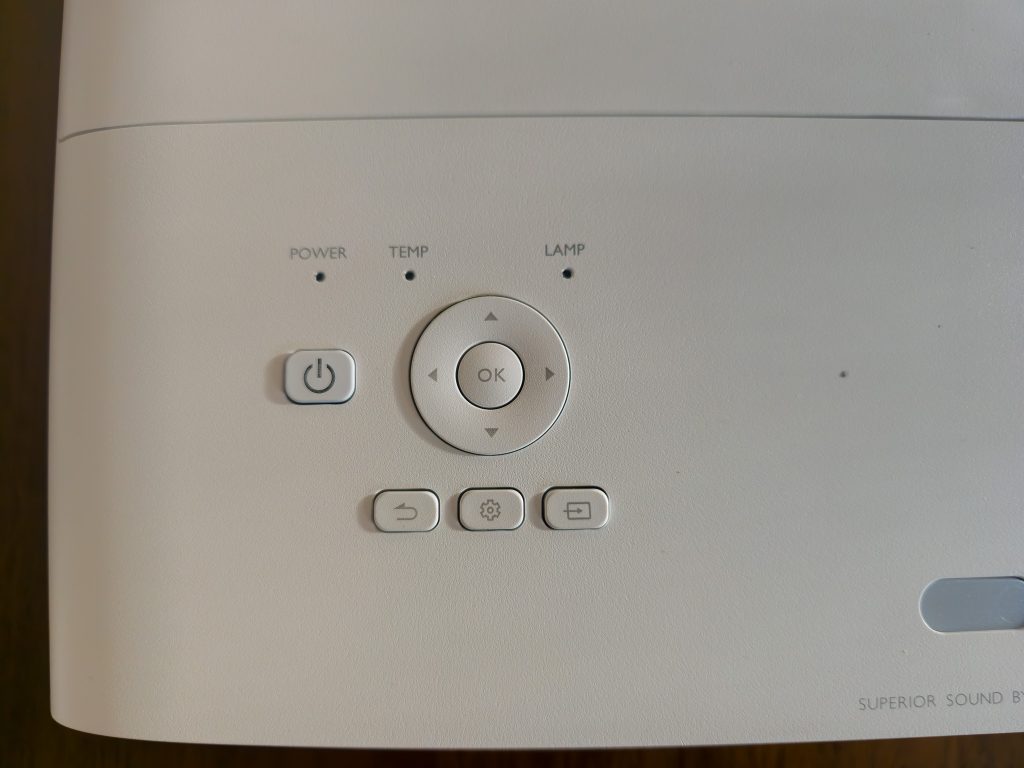 BenQ TK860i Beamer Regler