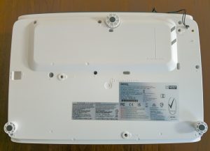 BenQ TK860i Beamer Unterseite