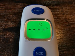 Berrcom ET003 Ohrthermometer Display