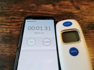 Berrcom ET003 Ohrthermometer Messdauer