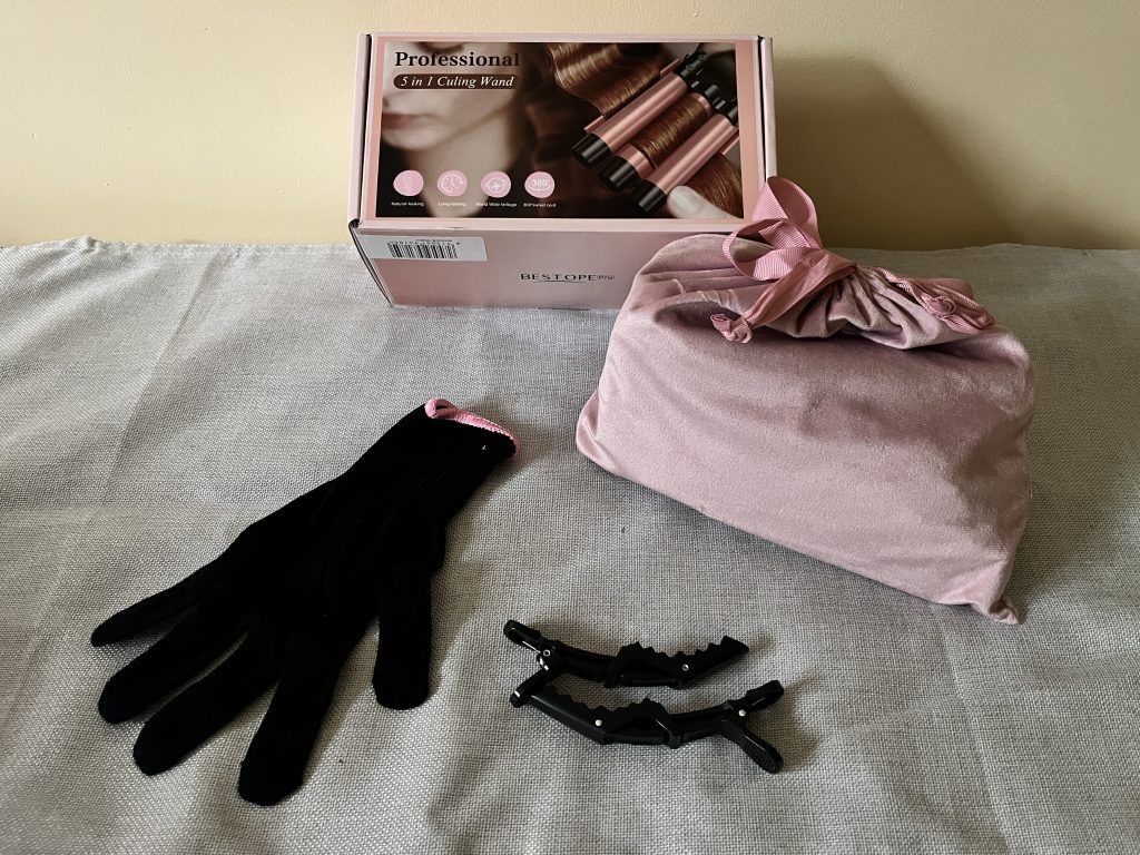Bestope Pro Lockenstab Verpackung, Zubehör und Tasche