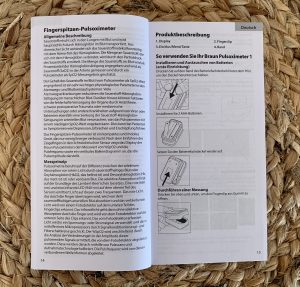Braun Healthcare Pulsoximeter 1 Bedienungsanleitung