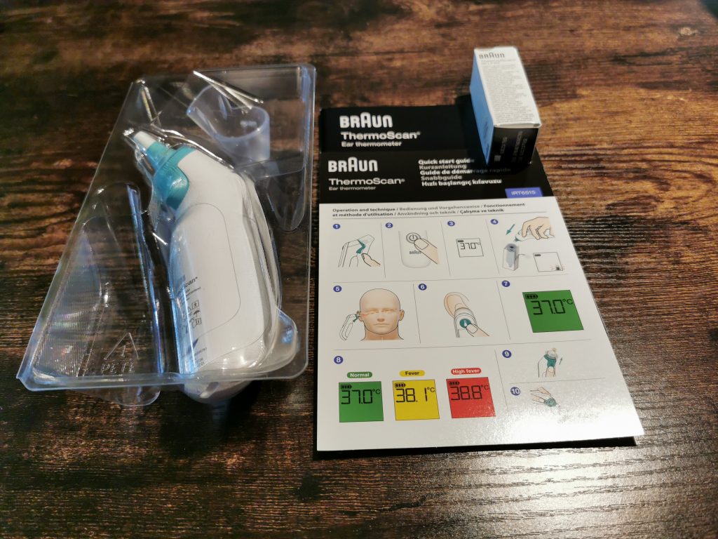 Braun ThermoScan 6 Ohrthermometer Lieferumfang