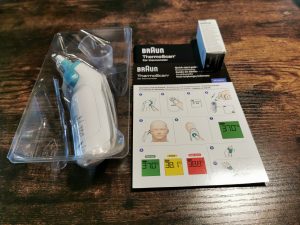 Braun ThermoScan 6 Ohrthermometer Lieferumfang