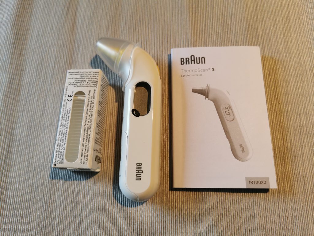 Braun ThermosScan 3 Ohrthermometer Lieferumfang