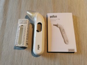 Braun ThermosScan 3 Ohrthermometer Lieferumfang