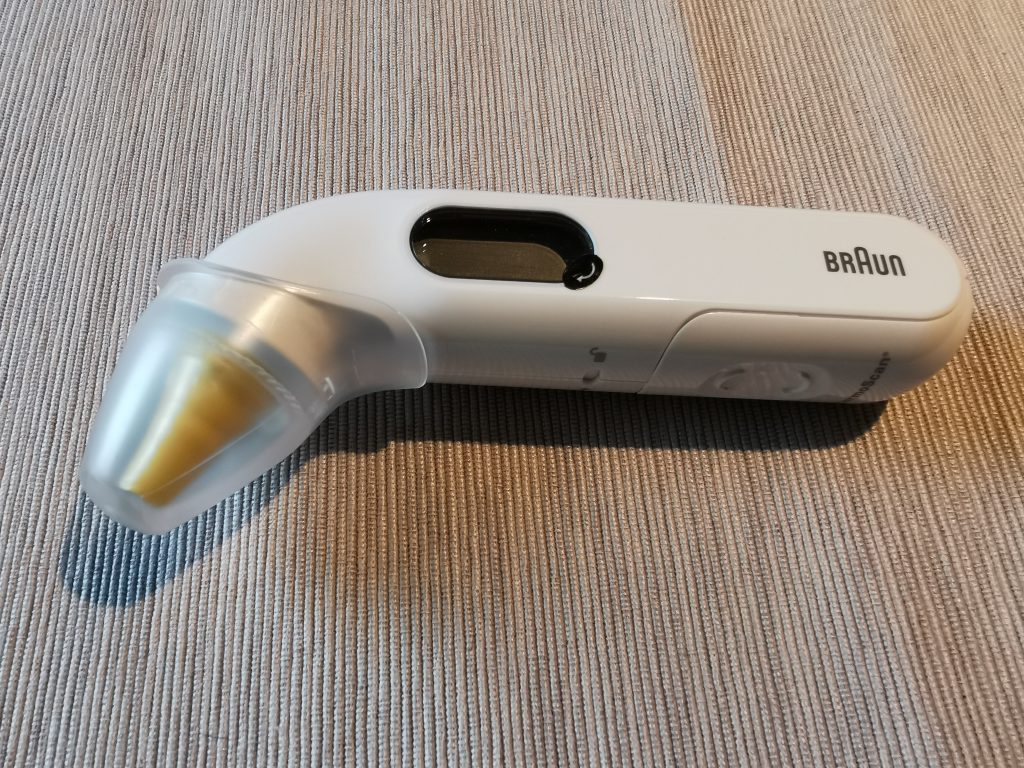 Braun ThermosScan 3 Ohrthermometer seitlich