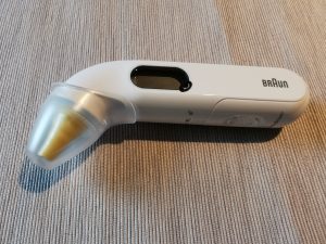 Braun ThermosScan 3 Ohrthermometer seitlich