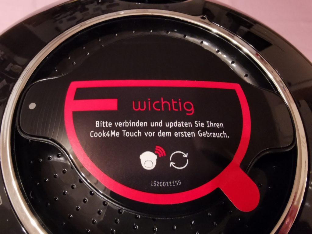 Cook4me Touch WiFi Deckel Detail