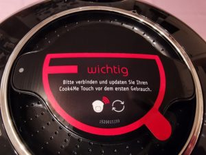 Cook4me Touch WiFi Deckel Detail