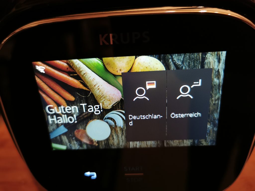 Cook4me Touch WiFi Display Start