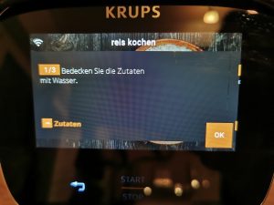 Cook4me Touch WiFi Zubereitungsanweisung