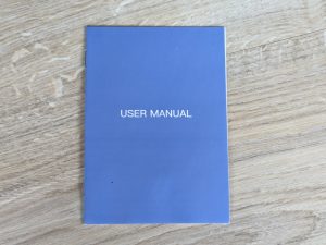 Geschlossene Anleitung der MILCEA MG-029 Massagepistole
