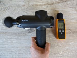 Getestete Lautstärke der RENPHO R3 Massagepistole