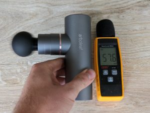 Getestete Lautstärke der arboleaf CM20C Massagepistole