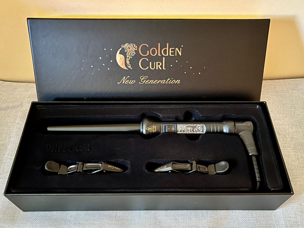 Golden Curl Lockenstab in Verpackung