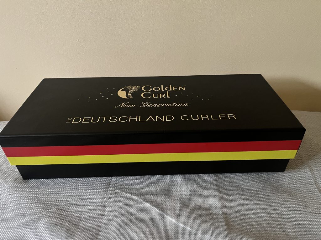 Golden Curl Lockenstab Verpackung mit Deutschland Flagge
