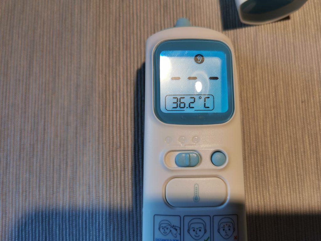 Grundig 20021 Ohrthermometer Display