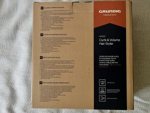 Grundig HS6220 Lockenstab Verpackung Rückseite