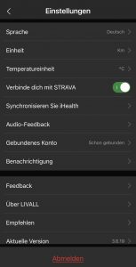 Livall MT1 Fahrradhelm App