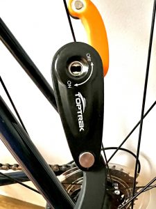 Toptrek Faltschloss am Fahrrad