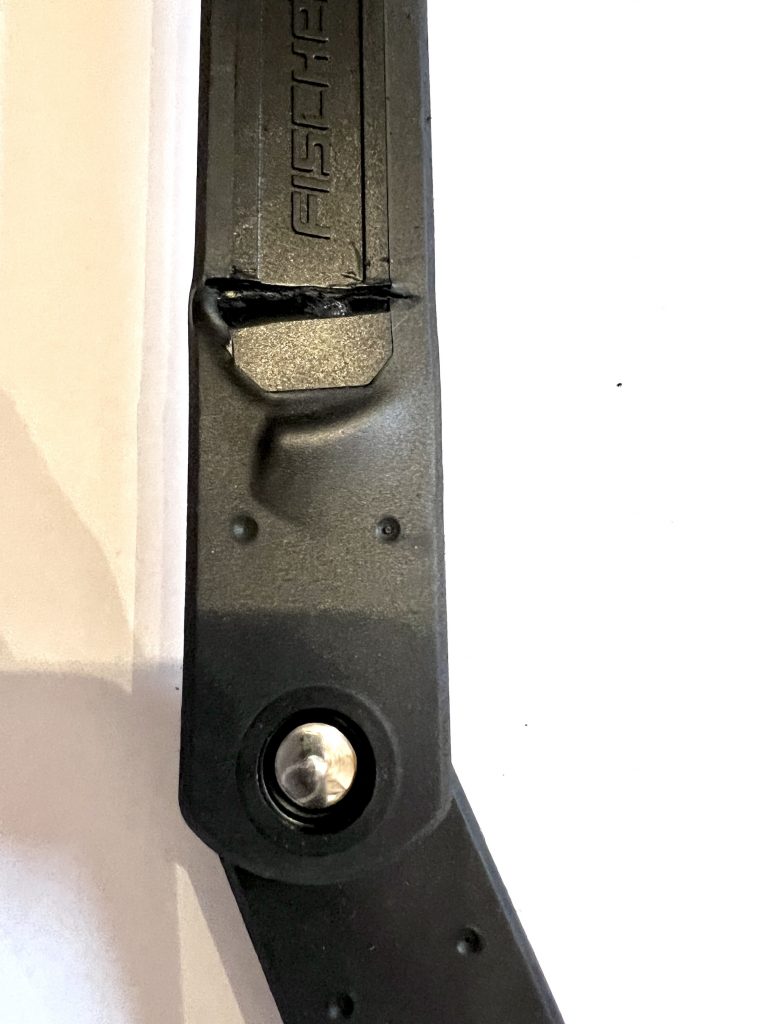 FISCHER Protec Plus FK 110 Faltschloss nach dem Bolzenschneider-Test
