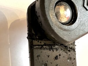 FISCHER Protec Plus FK 110 Faltschloss nach dem Säge-Test