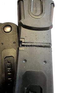 FISCHER Protec Plus FK 110 Faltschloss nach dem Säge-Test