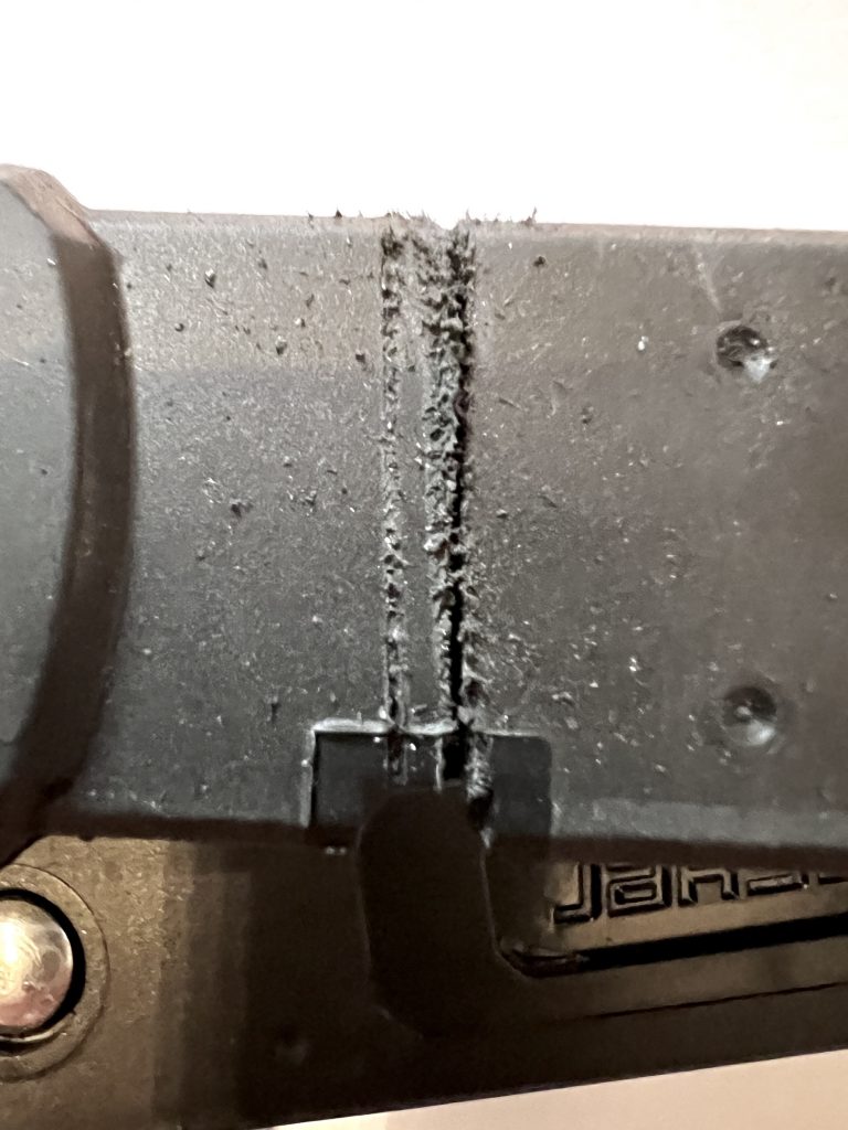 FISCHER Protec Plus FK 110 Faltschloss nach dem Säge-Test