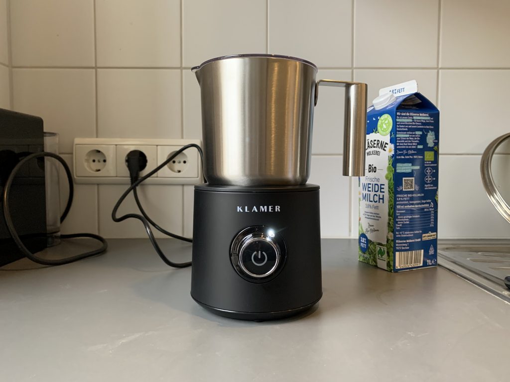 Klamer Milchaufschäumer LED-Taste