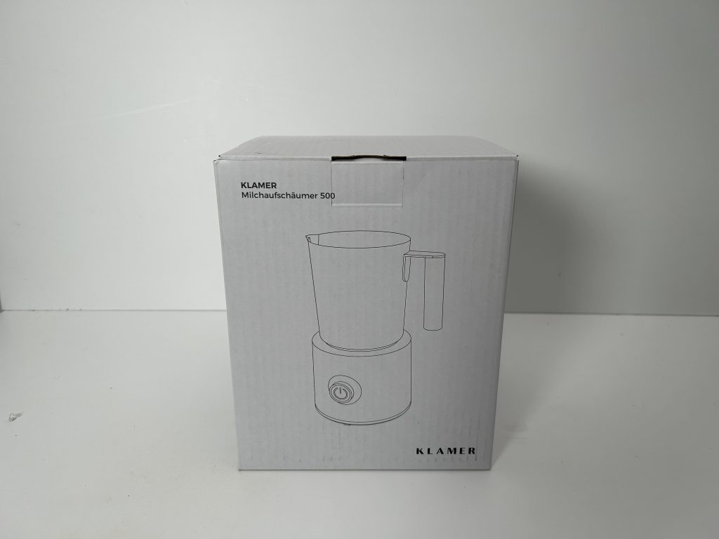Klamer Milchaufschäumer Unboxing 1