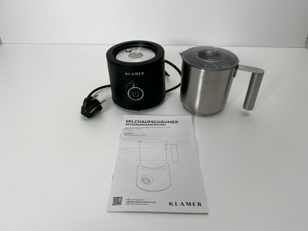 Klamer Milchaufschäumer Unboxing 3